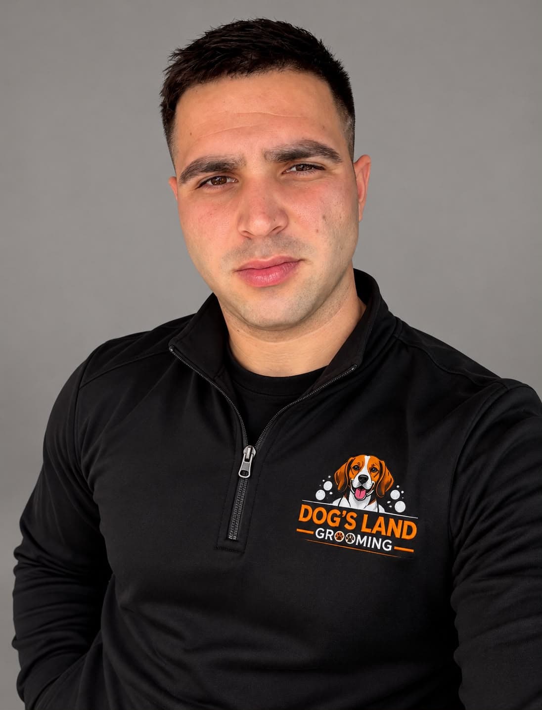 Abel Garcia, Dog's Land Grooming team member